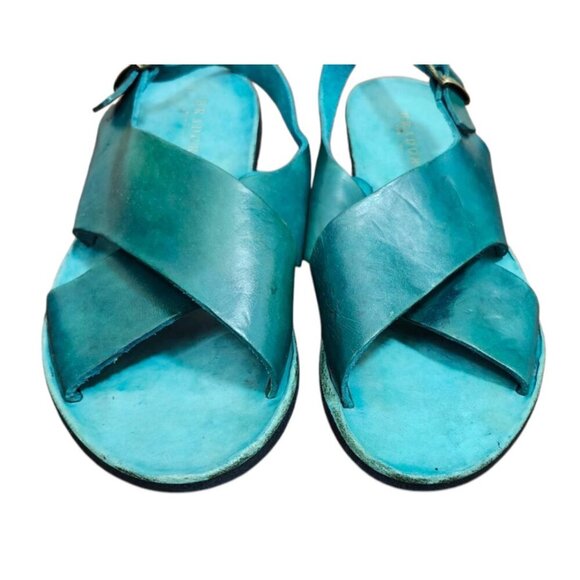 Brador RIO PETROLIO SANDALS Leather sandals Shoes made in Italy Size EU40/US10 - Picture 4 of 12